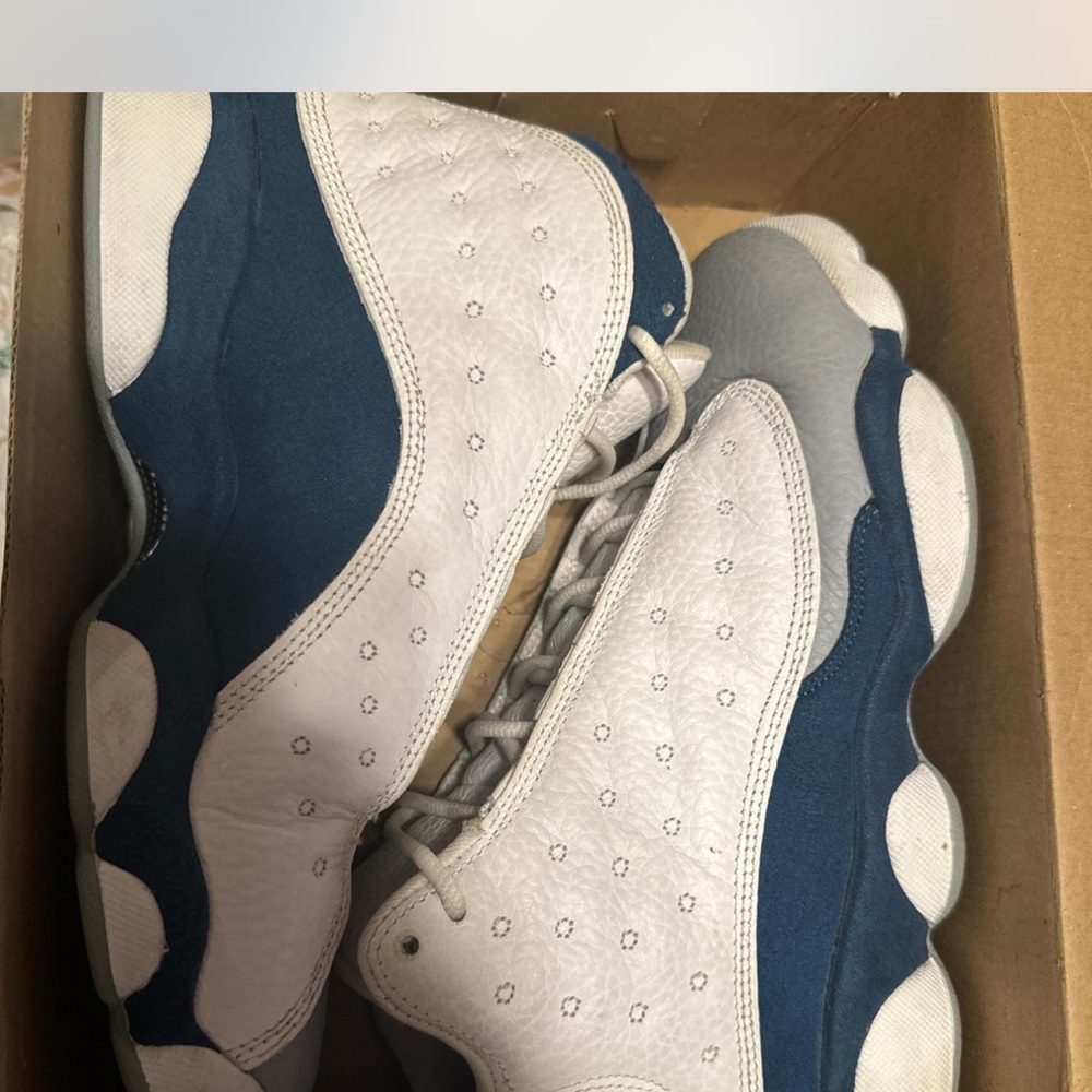 Jordan Women's Shoes - White and Blue